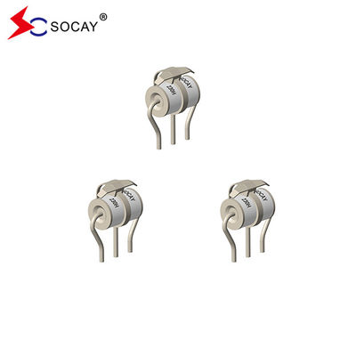 600V Gas Tube Surge Arrester SC3E8-600HMF Perangkat Berkapasitas Radial