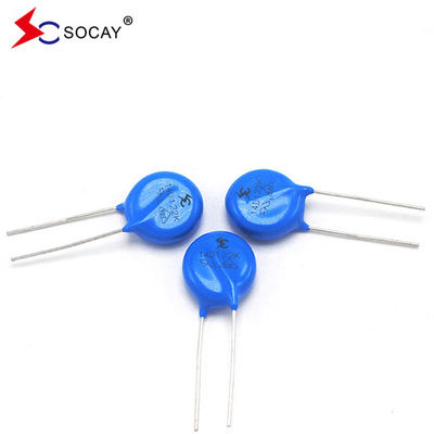 Ф14mm Metal Oxide Varistor 14D820K / 14D820KJ Untuk Aplikasi Tegangan DC Rendah