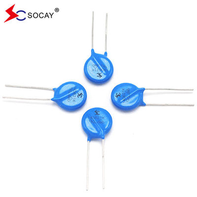 Ф14mm Metal Oxide Varistor 14D820K / 14D820KJ Untuk Aplikasi Tegangan DC Rendah
