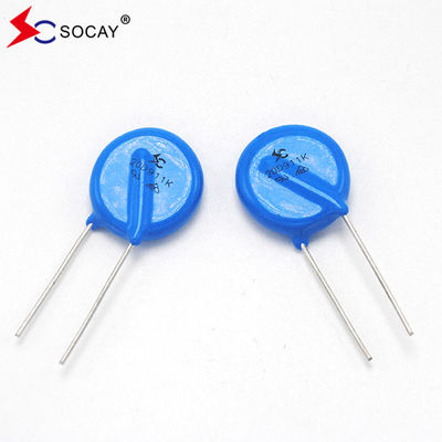 Ф20mm Metal Oxide Varistor 20D101K / 20D101KJ Tegangan Operasi Luas V1mA 18V - 1800V
