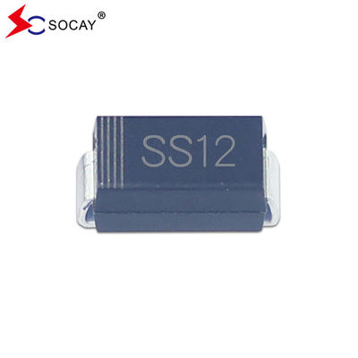 20V Voltage Kebalikan Voltage SS12A Schottky Packet SMA