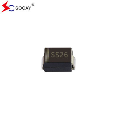 SOCAY 60VRRM Schottky Diode SS26B Permukaan Mount Schottky Pengoreksi Penghalang