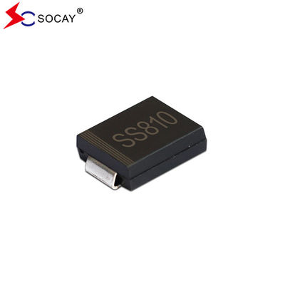 100VRRM Surface Mount Schottky Barrier Diode SS810C 70VRMS Paket SMC Tegangan