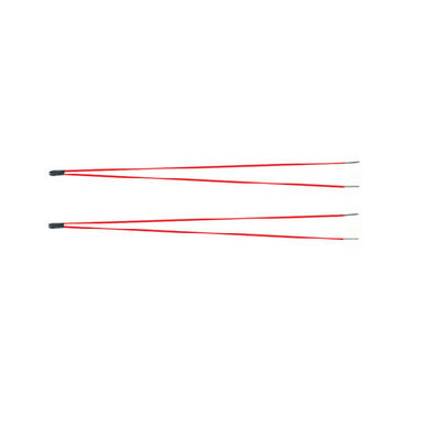 MF52 Wire enamel berbentuk mutiara NTC Thermistor RoHS Compliant 12s Konstan termal