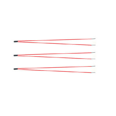 MF52 Wire enamel berbentuk mutiara NTC Thermistor RoHS Compliant 12s Konstan termal
