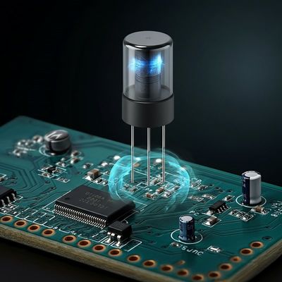 0.05A-2.5A Radial PPTC Radial Lead Resetable Fuses untuk overcurrent dan perlindungan sirkuit pendek