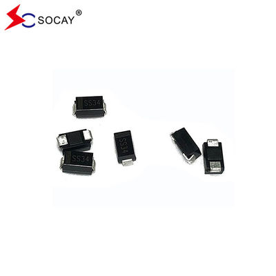 30V 3A 100A 500pF Schottky Barrier Diode SS33A dalam DO-214AC ((SMA) Paket